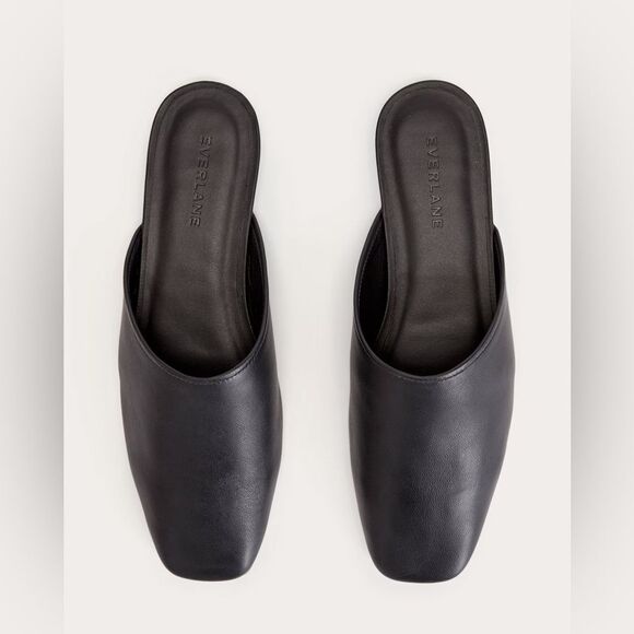 NEW EVERLANE The Day Mule in black leather - Picture 6 of 9
